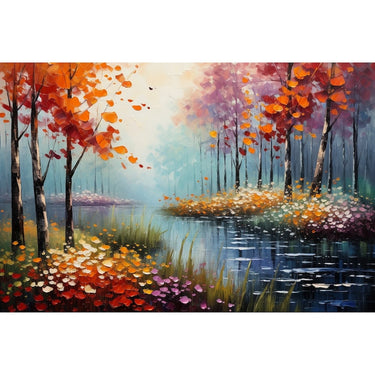 Modern Abstract Landscape Canvas